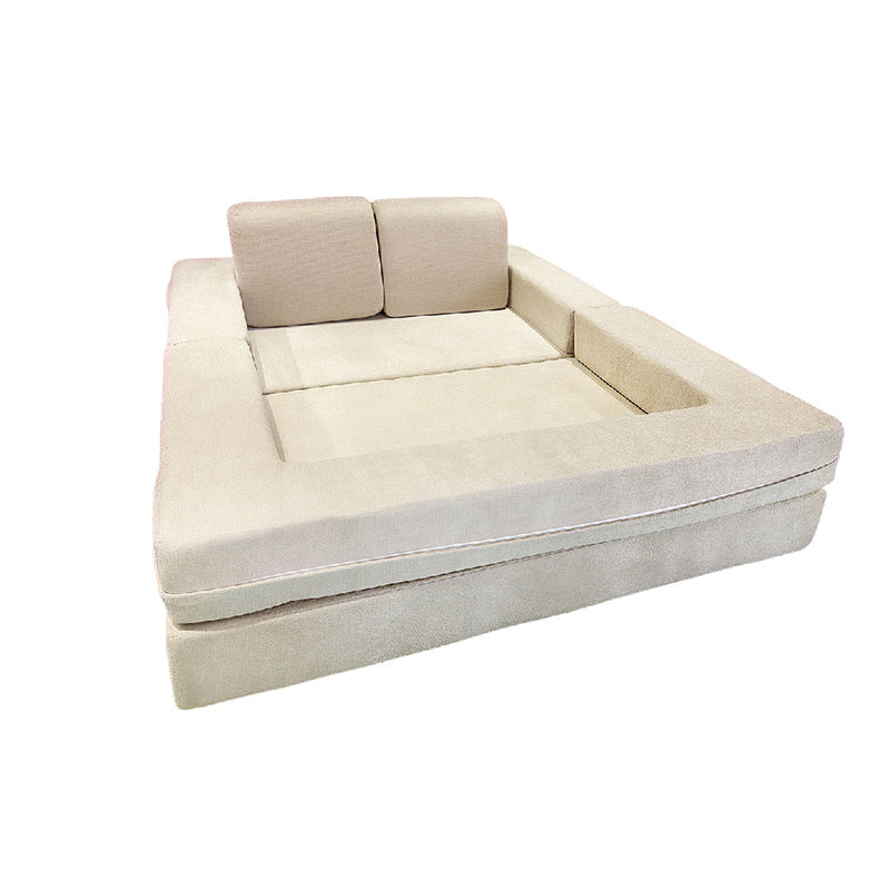 Modern Minimalist Foldable Sofa Bed For Living Room & Bedroom - Chenille Compression Convertible Couch With High Resilience Foam For Small Spaces Lumendat