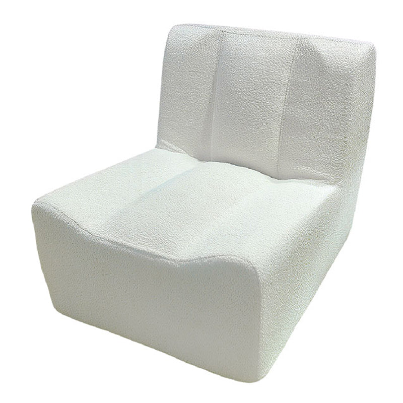 Modern Minimalist Sherpa Compression Sofa - Frame-Free High Resilience Foam Couch For Living Room Lumendat