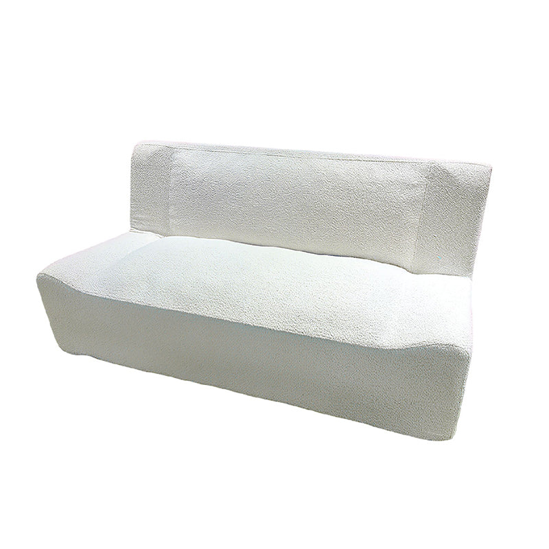 Modern Minimalist Sherpa Compression Sofa - Frame-Free High Resilience Foam Couch For Living Room Lumendat