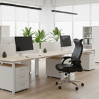 Modern Ergonomic High Back Leather Plywood & Metal Office Chair Executive Swivel Desk Chair With Headrest Lumbar Support Adjustable Rolling Computer Chair Lumendat