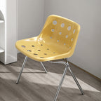 Modern Mid-Century Cheese Design PP Wrought Iron Dining Chair Backrest For Living Room & Dining Room DFM-F