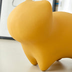Lumendat Contemporary Creative Cat- Design Plastic Kids Stool Backless For Entryway & Living Room Lumendat