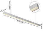 Eye-care LED Linear Pendant Light for Home Office - Anti-glare Long Lifespan Professional Illumination High Quality Aluminum SCON