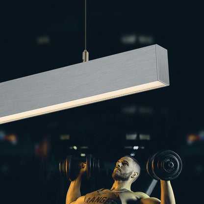 Eye-Care LED Linear Pendant Light For Home Office - Anti-Glare Long Lifespan Professional Illumination High Quality Aluminum