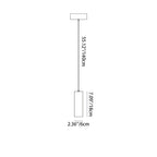 Aluminum LED Cylinder Light - Pendant Light Spotlight for Bar Art & Home Deco & Living Room