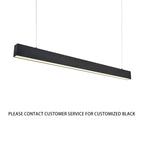 LED Linear Pendant Light - Retina-Safe Anti-Glare Professional Illumination For Home Office