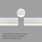 LED Linear Pendant Light - Retina-Safe Anti-Glare Professional Illumination For Home Office