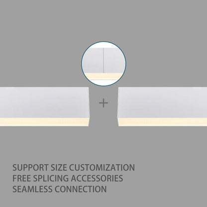 LED Linear Pendant Light - Retina-Safe Anti-Glare Professional Illumination For Home Office