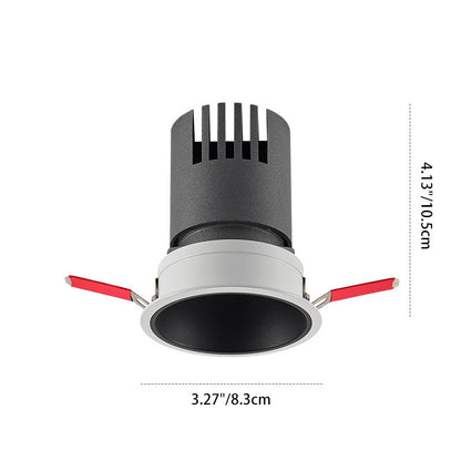 Ultra-Thin Frame LED Spotlight For Living Room - High Ra>93 Aluminum Eye-Care Flush Mount Ceiling Light