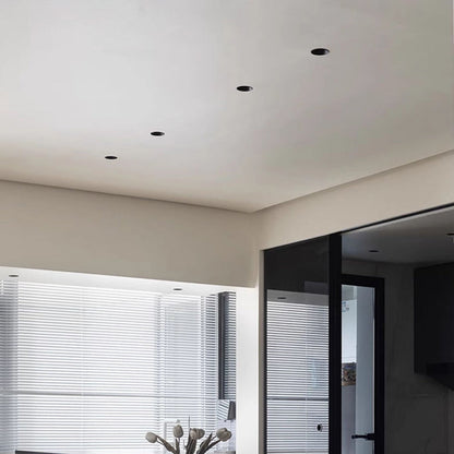 Ultra-Thin Frame LED Spotlight For Living Room - High Ra>93 Aluminum Eye-Care Flush Mount Ceiling Light