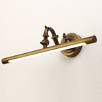 Traditional Vintage Long Copper PC LED Wall Sconce Lamp Vanity Light For Bathroom