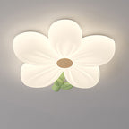 Lumendat Contemporary Creative Kids Flower Shaped Iron Plastic LED Flush Mount Ceiling Light For Bedroom Lumendat