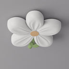 Lumendat Contemporary Creative Kids Flower Shaped Iron Plastic LED Flush Mount Ceiling Light For Bedroom Lumendat