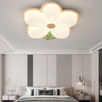 Lumendat Contemporary Creative Kids Flower Shaped Iron Plastic LED Flush Mount Ceiling Light For Bedroom Lumendat