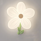 Lumendat Contemporary Creative Kids Flower Shaped Iron Plastic LED Flush Mount Ceiling Light For Bedroom Lumendat
