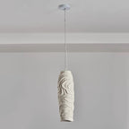 Contemporary Nordic Square Cylindrical Vase Iron Resin Fiberglass 1-Light Pendant Light For Bedroom