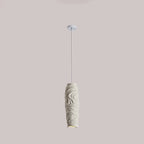 Contemporary Nordic Square Cylindrical Vase Iron Resin Fiberglass 1-Light Pendant Light For Bedroom