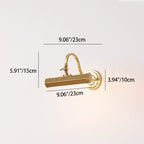 Modern Minimalist Rotatable Long Iron 2-Light Wall Sconce Lamp For Bedroom
