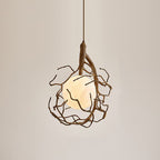 Contemporary Creative Tree Branch Pet Resin 1 - Light Pendant Light for Dining Room