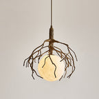 Contemporary Creative Tree Branch Pet Resin 1 - Light Pendant Light for Dining Room