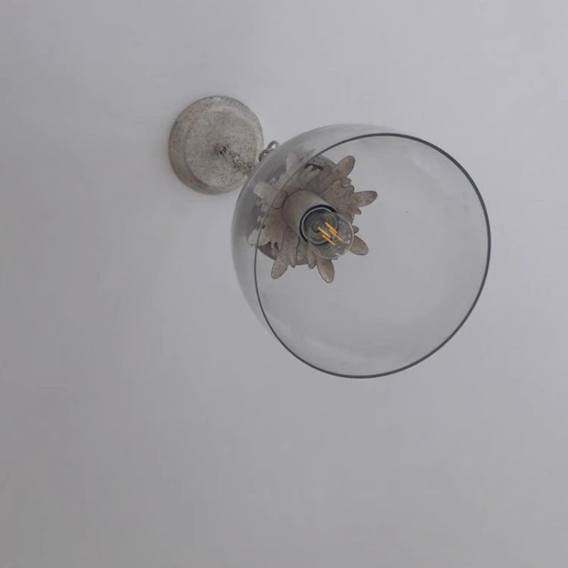 Modern Shabby Chic Iron Glass 1 - Light Pendant Light for Living Room