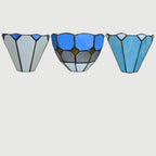 Traditional Tiffany Hardware Glass 1 - Light Semi-Flush Mount Ceiling Light For Hallways Lumendat