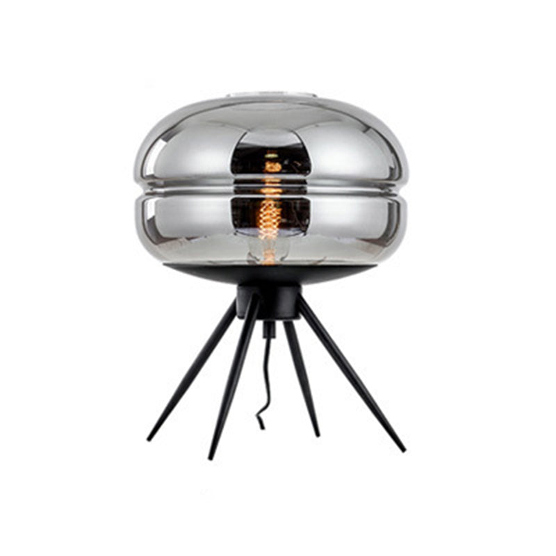 Contemporary Nordic Glass Iron 1 - Light Table Lamp For Living Room Lumendat