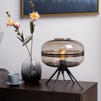 Contemporary Nordic Glass Iron 1 - Light Table Lamp For Living Room Lumendat