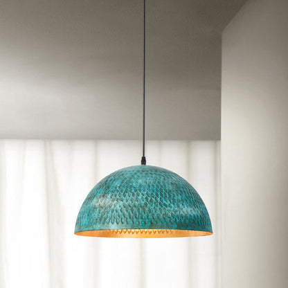 Modern Art Deco Hemisphere Iron 1 - Light Pendant Light for Dining Room