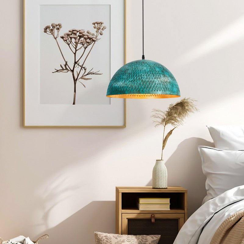 Modern Art Deco Hemisphere Iron 1 - Light Pendant Light for Dining Room