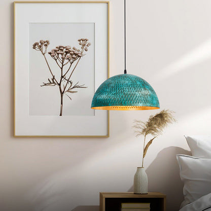 Modern Art Deco Hemisphere Iron 1 - Light Pendant Light for Dining Room