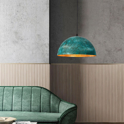 Modern Art Deco Hemisphere Iron 1 - Light Pendant Light for Dining Room