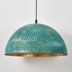 Modern Art Deco Hemisphere Iron 1 - Light Pendant Light for Dining Room