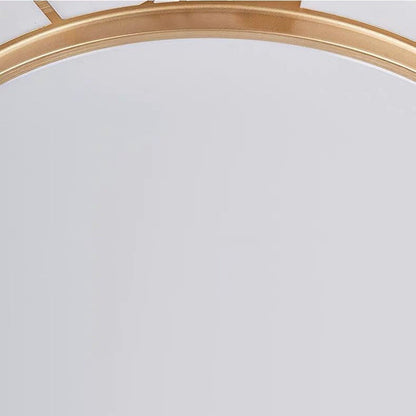 Traditional Chinese Round Plum Blossom Acrylic Iron LED Flush Mount Ceiling Light for Living Room