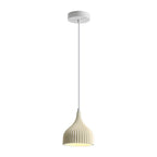 Modern Minimalist Dome Iron Resin 1 - Light Pendant Light For Dining Room