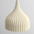 Modern Minimalist Dome Iron Resin 1 - Light Pendant Light For Dining Room
