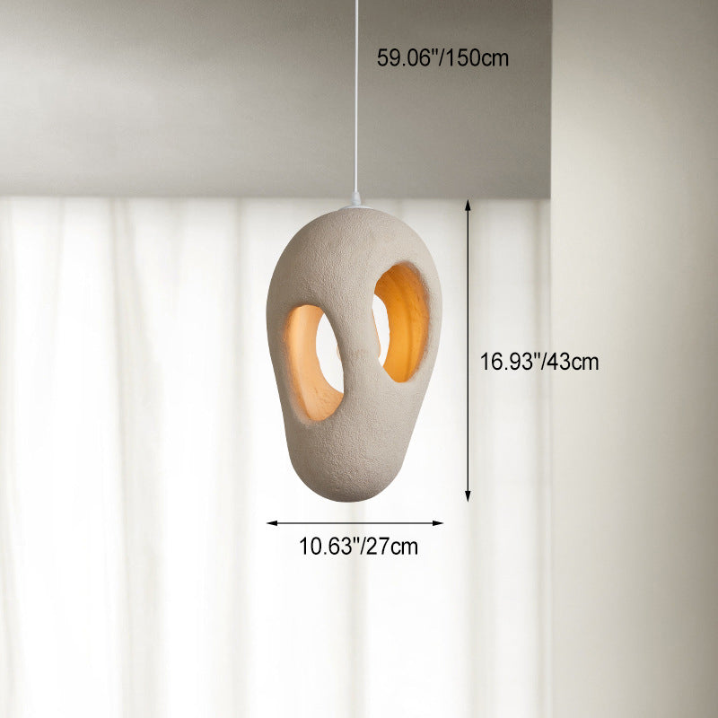 Contemporary Creative Porous Polystyrene 1 - Light Pendant Light For Dining Room