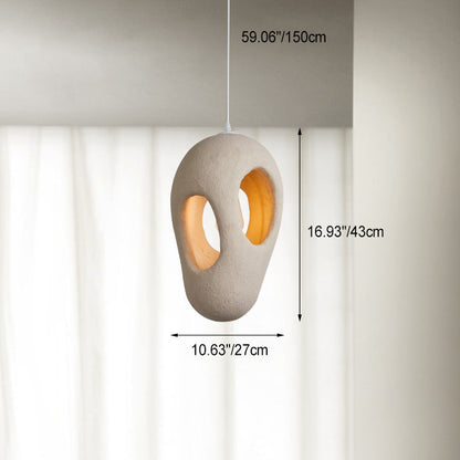 Contemporary Creative Porous Polystyrene 1 - Light Pendant Light For Dining Room