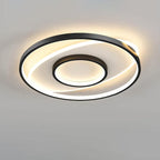Modern Simplicity Round Acrylic Iron LED Flush Mount Ceiling Light For Bedroom