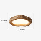Contemporary Nordic Heart Shape Resin Glass LED Flush Mount Ceiling Light For Bedroom
