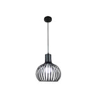 Contemporary Creative Round Birdcage Iron 1 - Light Pendant Light For Dining Room