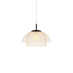Traditional Japanese Rattan Net Hardware 1 - Light Pendant Light For Dining Room