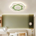 Contemporary Creative Flowers Iron Aluminum Acrylic LED Flush Mount Ceiling Light For Bedroom
