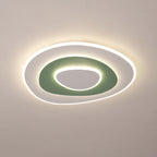 Contemporary Creative Flowers Iron Aluminum Acrylic LED Flush Mount Ceiling Light For Bedroom