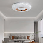 Contemporary Nordic Round Metal Acrylic LED Flush Mount Ceiling Light for Bedroom