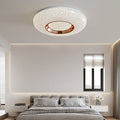 Contemporary Nordic Round Metal Acrylic LED Flush Mount Ceiling Light for Bedroom