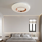 Contemporary Nordic Round Metal Acrylic LED Flush Mount Ceiling Light for Bedroom
