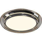 Contemporary Nordic Round Transparent Hardware Acrylic LED Flush Mount Ceiling Light For Bedroom