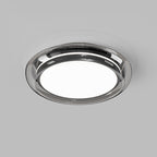 Contemporary Nordic Round Transparent Hardware Acrylic LED Flush Mount Ceiling Light For Bedroom