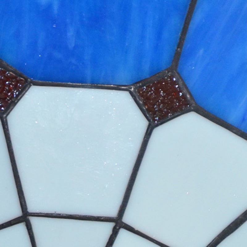 Traditional Tiffany Hardware Glass Pattern 1 - Light Wall Sconce Lamp For Bedroom